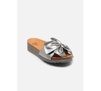 Scholl Bowy 2.0, Sandali Donna a un cinturino - Grigio Metallizzato - 38 EU