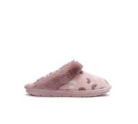 Scholl Brienne, Pantafole da casa in microfibra e pelo sintentico, Donna, Rosa, 39 EU