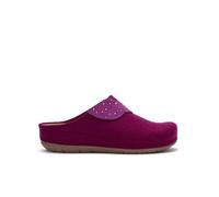 Scholl Bruges, pantofole da casa in lana e pelle scamosciata, Donna, Magenta, 36 EU