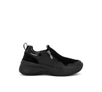 Scholl Calgary Zip, Sandali Donna, Nero, 38 EU