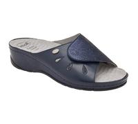 Scholl CALZATURA NIVES LAM SYNTH+PRINTED SUEDE W NAVY BLUE 38