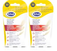 Scholl Cerotti per le Vesciche dei Piedi ad Alto Potere Adesivo, Resistenti all'Acqua e a Lunga Tenuta, Azione Protettiva e Lenitiva, Pack da 5 Cerotti Misti (Confezione da 2)