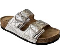 Scholl Ciabatte Estive Donna BORA 2 STRAPS Colore Argento Tg 37