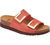 Scholl Ciabatte Donna MONTEREY 2 STRAPS Vintage leather bis Brick