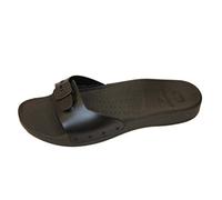 Scholl Sun, Sandali Uomo, Nero, 43 EU