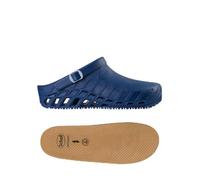 Scholl Clog Evo Blu + Scholl Solette Anatomiche e Antistatiche per Clog Evo- Blu/Marrone