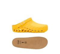 Scholl Clog Evo Giallo + Scholl Solette Anatomiche e Antistatiche per Clog Evo - Giallo/Marrone