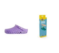 Scholl Clog Evo Lilla + Scholl Solette Anatomiche e Antistatiche per Clog Evo- Lilla/Marrone