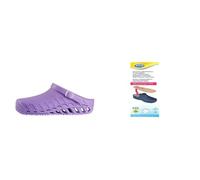 Scholl Clog Evo Lilla + Scholl Solette Antistatiche in Memory Cushion per Clog Evo - Lilla/Marrone