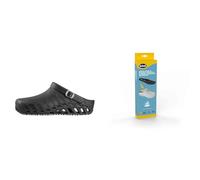 Scholl Clog Evo Nero + Scholl Solette Antistatiche PRO in Memory Cushion per Clog Evo - Nero/Nero