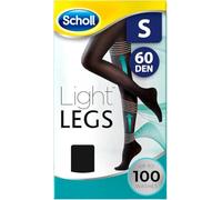 Scholl - Collant a compressione leggeri, 60 denari, taglia S, colore: nero