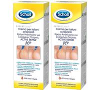 Scholl Crema per Talloni Screpolati Active Repair K+ 2x60 ml Crema pie