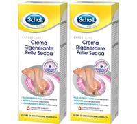 Scholl Crema Rigenerante Pelle Secca Piedi 2x60 ml Crema piedi