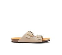 Scholl Didier, Sandali Uomo, 2 cinturini, Beige Scuro, 47 EU