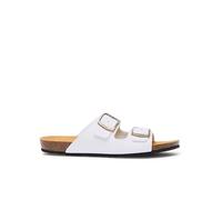 Scholl Didier, Sandali Uomo, 2 cinturini, Bianco, 44 EU
