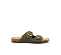 Scholl Didier, Sandali Uomo, 2 cinturini, Verde, 46 EU