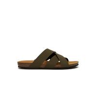 Scholl Didier, Sandali Uomo, Intrecciato, Verde, 47 EU