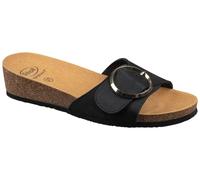 Scholl Donna Amalfi Mule Sandalo, Nero, 40 EU