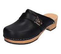 Scholl Pescura Clog 50, Sandali Donna, Nero, 39 EU