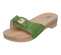Scholl Donna Pescura Heel Sandalo, verde, 40 EU