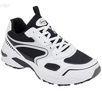 Scholl Donna Sprinter Plus, Sneaker, Bianco/Nero 40