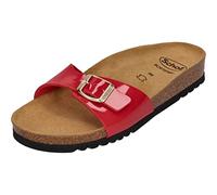 Scholl Estelle, Sandali da donna a 1 cinturino, Rosso, 39 EU
