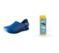 Scholl Evoflex Blu + Scholl Solette Antistatiche PRO in Memory Cushion per Evoflex - Blu/Nero