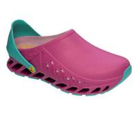 Scholl - Evoflex Fuchsia/Emerald Zoccoli Unisex Numero 36 Confezione 1 Paio