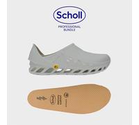 Scholl Evoflex Grigio Solette Antistatiche in Memory Cushion per Evoflex - Grigio/Marrone