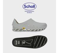 Scholl Evoflex Grigio Solette Antistatiche PRO in Memory Cushion per Evoflex - Grigio/Nero