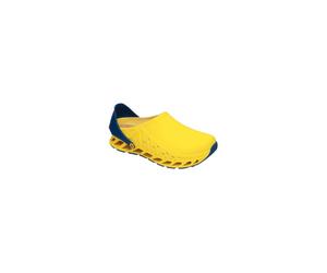 Scholl - Evoflex Yellow/Navy Blu Zoccoli Unisex Numero 40 Confezione 1 Paio