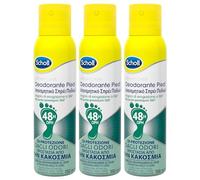 Scholl Expert Care Deodorante Piedi Antiodore Spray 48h Performance per Pelle Asciutta con Fragranza Neutra Contro i Cattivi Odori - 3 Flaconi da 150ml