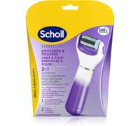 Scholl Expert Care 2 in 1 File & Smooth - Rimozione calli elettrico per piedi morbidi come la seta, colore: Viola