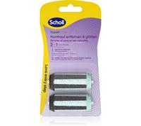 Scholl Expert Care File & Smooth testina di ricambio per la limetta elettrica per i piedi 2 in 1 2 pz