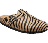 Scholl Fae, Sandali Donna, Zebra Beige Black, 36 EU