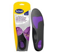 Scholl In-Balance Solette Ortopediche per Uomo e Donna - Solette fascite plantare, Dolore al Tallone e Metatarsalgia, Supporto dell'Arco, Piedi Piatti e Sperone Calcaneare, Taglia L 42,5-45