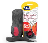 Scholl In-Balance Solette Ortopediche Uomo & Donna - Plantari dal Ginocchio al Tallone, Sollievo Dolore alle Gambe e agli Arti Inferiori, Gel Ammortizzante, Supporto arco plantare