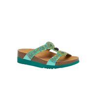 Scholl, Infradito da donna con tomaia in tessuto, Verde, 38 EU