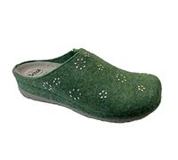SCHOLL INVERNESS ELASTIC GREEN CIABATTA DONNA LANA (numeric_37)
