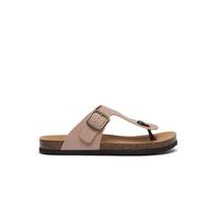 Scholl Jackie Flip-Flop, Sandalo Infradito Unisex in Pelle Sintetica con Plantare in Sughero Naturale, Design Elegante e Comfort Duraturo