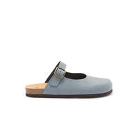 Scholl Jackie Mary Jane, Sabot Scamosciato con Cinturino, Donna, Denim, 36 EU