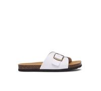 Scholl Jackie, Sandali Donna, 1 cinturino, Bianco, 41 EU
