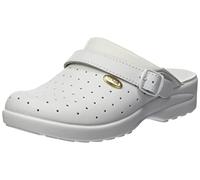Scholl Clog Racy, Zoccoli Sanitari Medicali Unisex - Adulto, Bianco, 39 EU