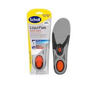 Scholl LiquiFlex Solette Comfort Extra Support - Taglia S, migliore assorbimento degli urti sul tallone, inibizione degli odori, in memory foam con tecnologia LiquiFlex, per scarpe da lavoro, 1 paio,