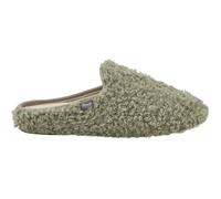 Scholl MADDY CURLY SYNTHETIC FUR CIABATTA WOMAN GREEN 39