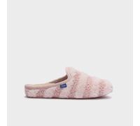 Scholl - Maddy Rosa Chiaro Pantofola Donna Pelliccia Sintetica a Righe Numero 37