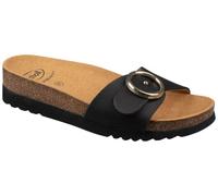 Scholl Malibu' Mule, Sandali Donna, Nero, 37 EU