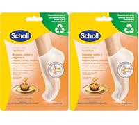 Scholl Maschera PediMask per piedi morbidi al miele di Manuka - Imballaggio e maschera riciclabili - Maschera idratante profonda per pedicure con una sola applicazione - Clinicamente testata