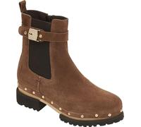 Scholl Naomi Studs, Sandalo Donna, Cognac, 36 EU