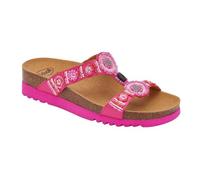 Scholl - New Bogotà Wedge Satin con Perline Fucsia 37 Confezione 1 Paio